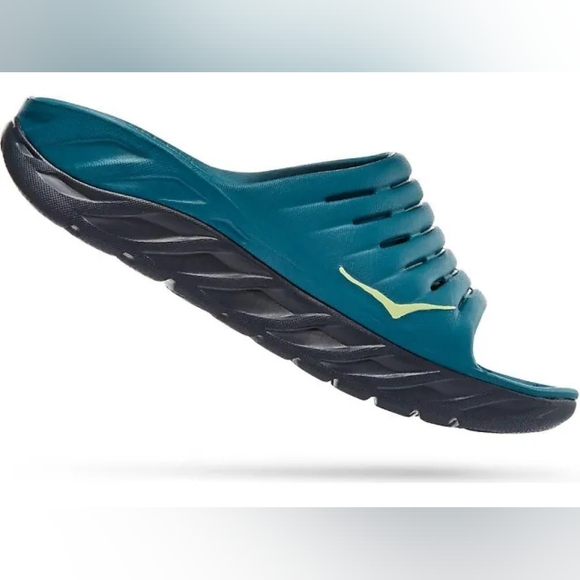 Hoka Other - Hoka One Recovery Slide Unisex M7/W9 Teal Excellent Condition